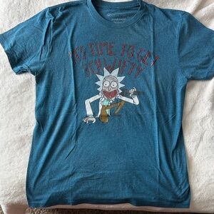 Ripple Junction Blue Rick and Morty T-Shirt